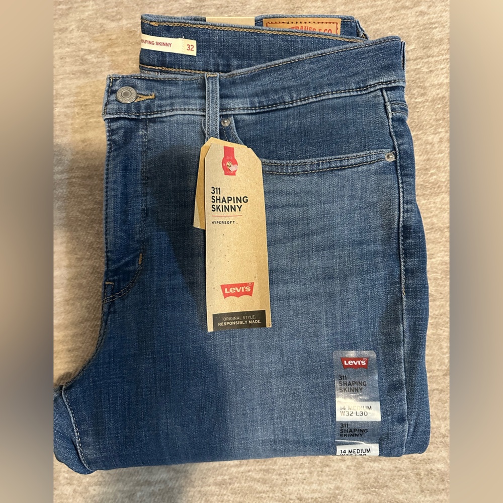 LEVIS HYPERSOFT 311 SHAPING SKINNIY JEANS size32